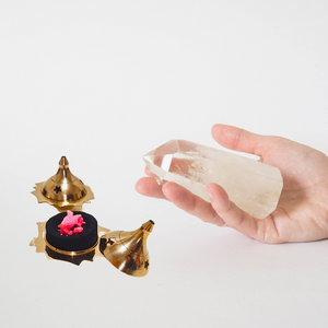Solid Brass Incense Burner with lid