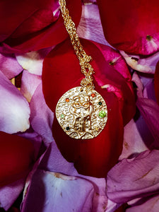 Gemini 12 Star Constellation Coin Necklace