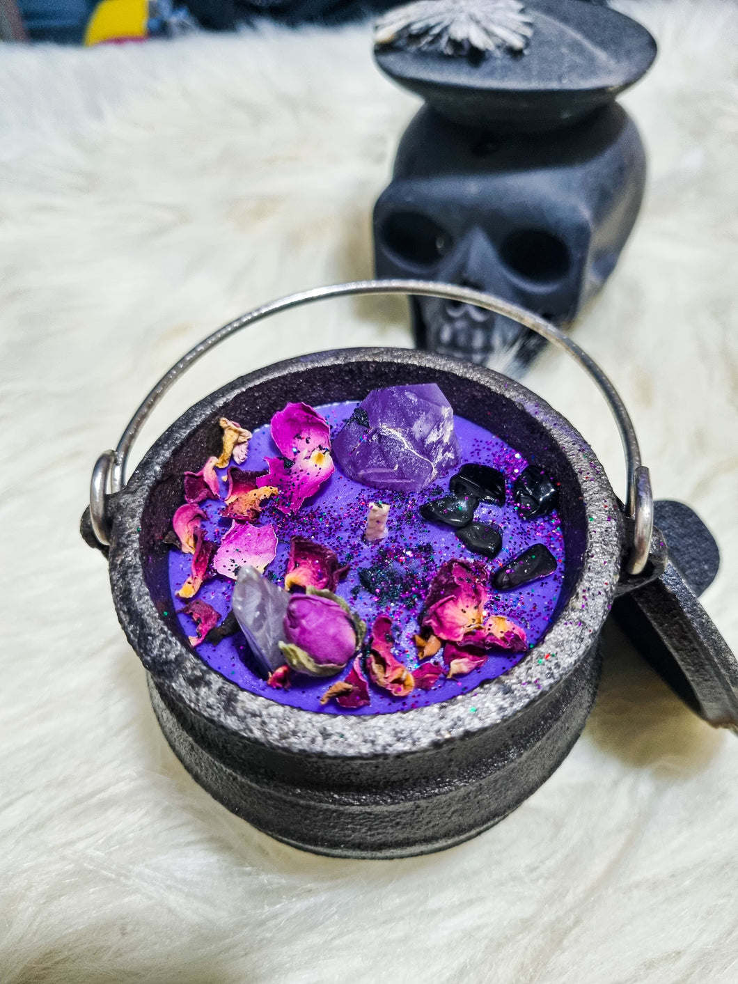 Halloween Cauldron Candle