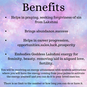 Goddess Lakshmi Energy Activation